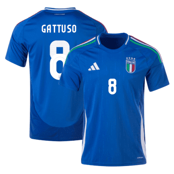 Gennaro Gattuso 8 Italy National Team 2024 Home Legend Player Men Jersey - Blue
