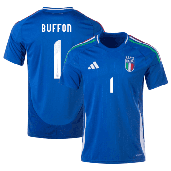Gianluigi Buffon 1 Italy National Team 2024 Home Legend Player Men Jersey - Blue