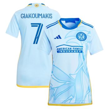 Giorgos Giakoumakis Atlanta United FC Women's 2024 The Resurgens Kit Replica Player Jersey - Light Blue