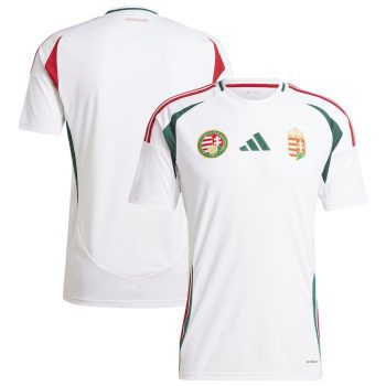Hungary National Team 2024 Away Stadium Men Jersey - White
