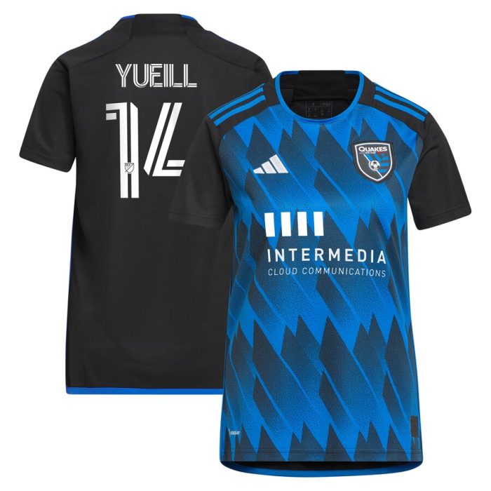 Jackson Yueill San Jose Earthquakes Women's 2024 Active Fault Replica Player Jersey - Blue