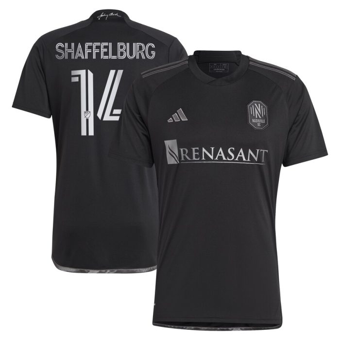 Jacob Shaffelburg Nashville SC 2024 Man In Black Kit Replica Player Jersey - Black