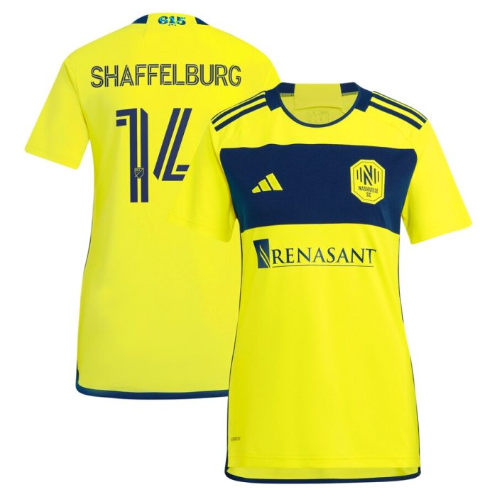 Jacob Shaffelburg Nashville SC Women's 2024 The 615 Kit Replica Player Jersey - Yellow