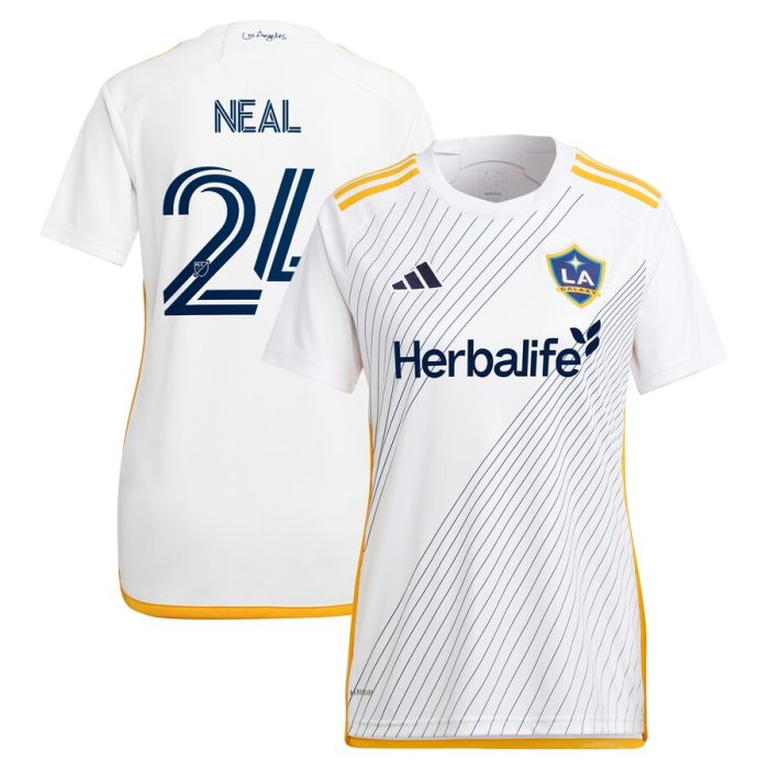 Jalen Neal LA Galaxy Women's 2024 Angeleno Kit Replica Player Jersey - White