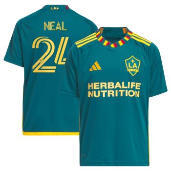 Jalen Neal LA Galaxy Youth 2024 LA Kit Replica Player Jersey - Green