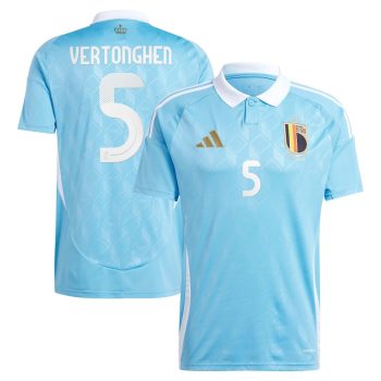 Jan Vertonghen 5 Belgium National Team 2024 Away Men Jersey - Blue