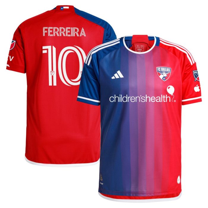 Jesus Ferreira FC Dallas 2024 After Burner Player Jersey Navy