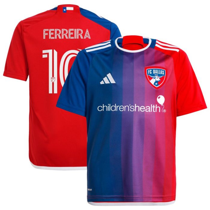 Jesus Ferreira FC Dallas Youth 2024 After Burner Replica Player Jersey Navy