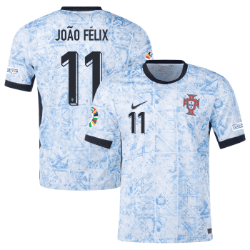 Joao Felix 11 Portugal National Team 2024 Away Men Jersey - Cream