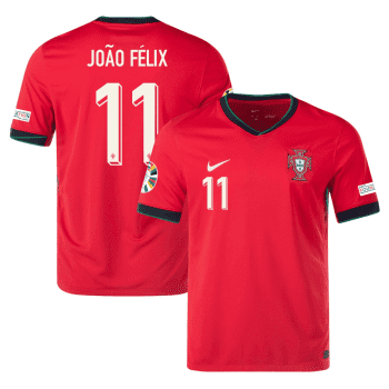 Joao Felix 11 Portugal National Team 2024 Home Men Jersey - Red