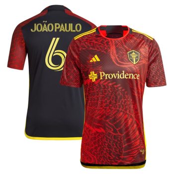 Joao Paulo Seattle Sounders FC 2024 The Bruce Lee Kit Replica Player Jersey Red