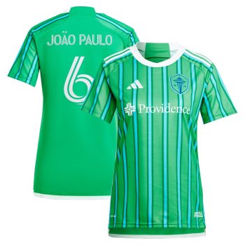 Joao Paulo Seattle Sounders FC Women's 2024 The Anniversary Kit Replica Player Jersey Green