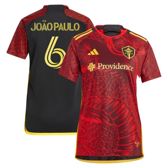 Joao Paulo Seattle Sounders FC Women's 2024 The Bruce Lee Kit Replica Player Jersey Red