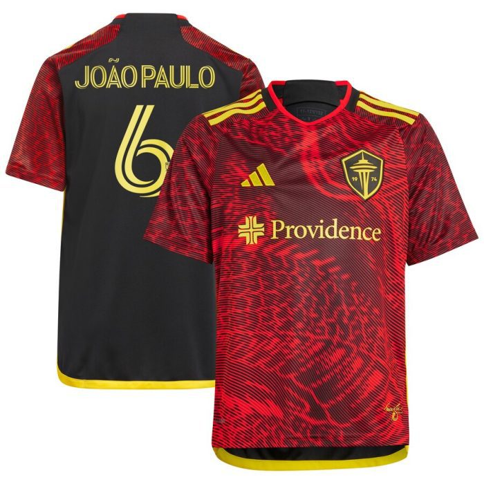 Joao Paulo Seattle Sounders FC Youth 2024 The Bruce Lee Kit Replica Player Jersey Red