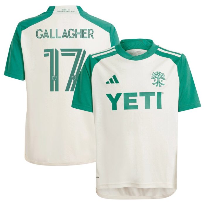 Jon Gallagher Austin FC Youth 2024 The Armadillo Kit Replica Player Jersey Tan