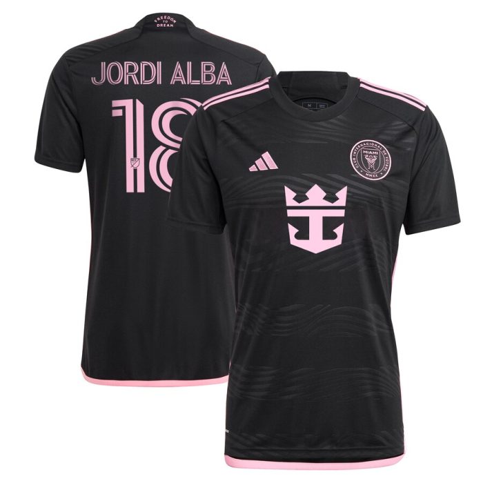 Jordi Alba Ramos Inter Miami CF 2024 La Noche Replica Player Jersey - Black