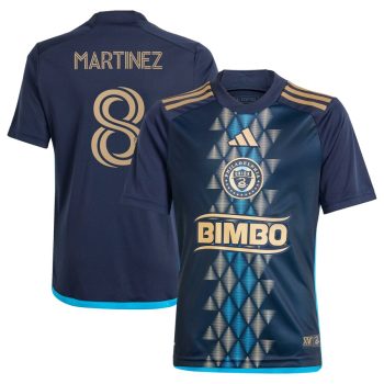 Jose Martinez Philadelphia Union Youth 2024 The XV Kit Replica Player Jersey Navy