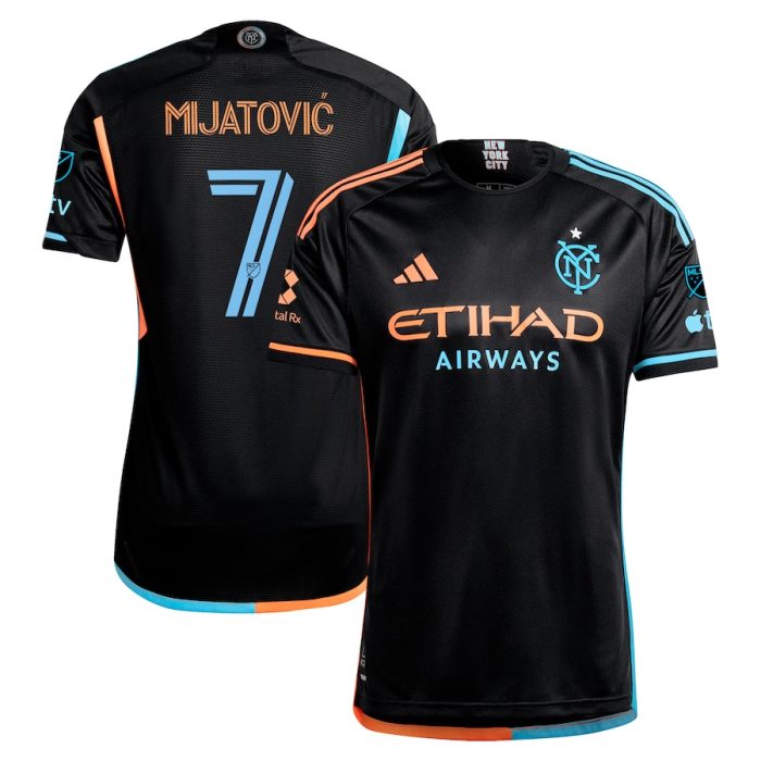 Jovan Mijatovic New York City FC 2024 24/7 Kit Player Jersey - Black