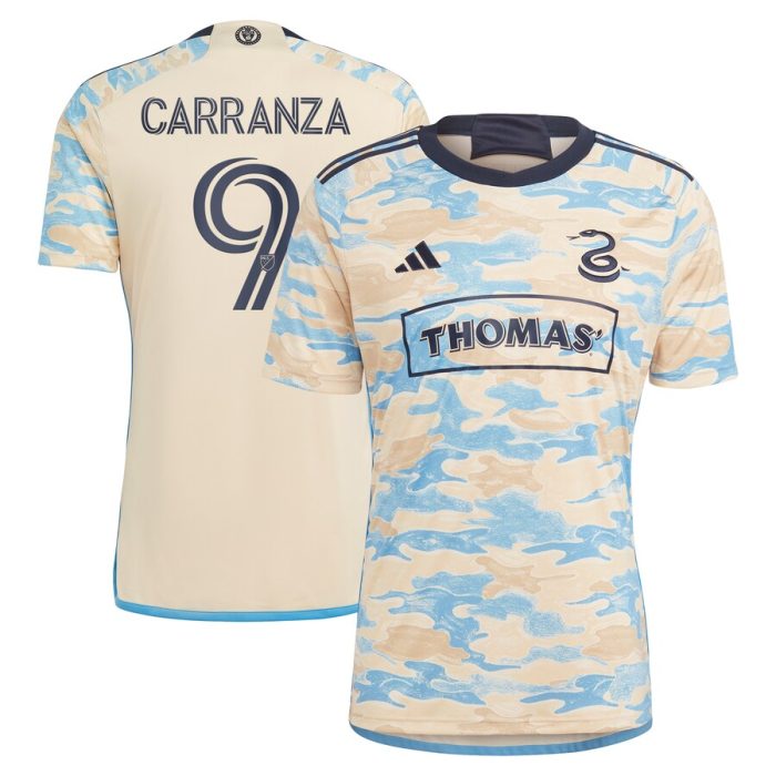 Julian Carranza Philadelphia Union 2024 For Philly Replica Player Jersey Tan