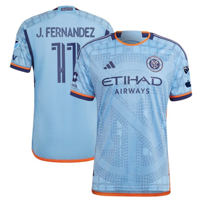 Julian Fernandez New York City FC 2024 The Interboro Kit Player Jersey - Sky Blue