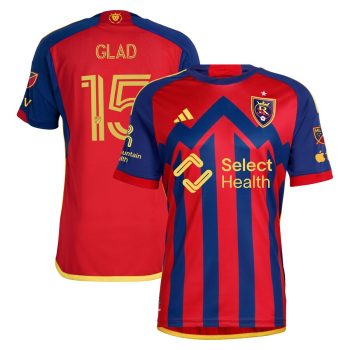 Justen Glad Real Salt Lake 2024 Peak Utah Player Jersey Red