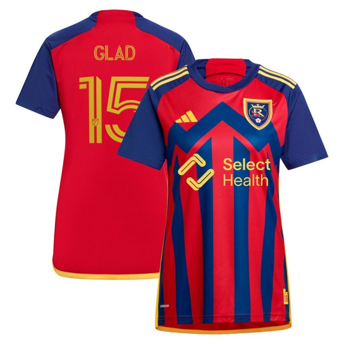 Justen Glad Real Salt Lake Women's 2024 Peak Utah Replica Player Jersey Red