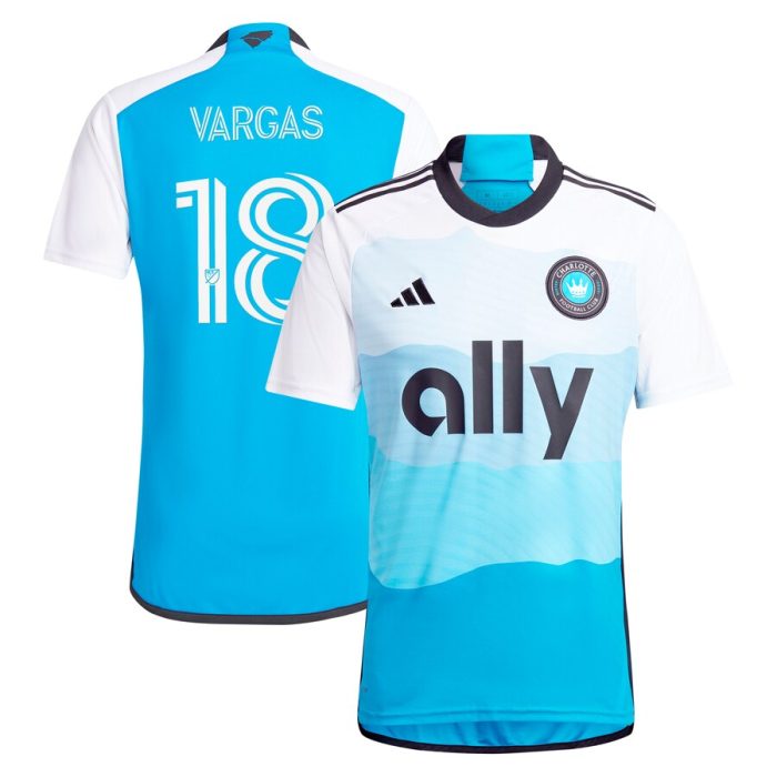 Kerwin Vargas Charlotte FC 2024 The Carolina Kit: Explore Replica Player Jersey - Blue