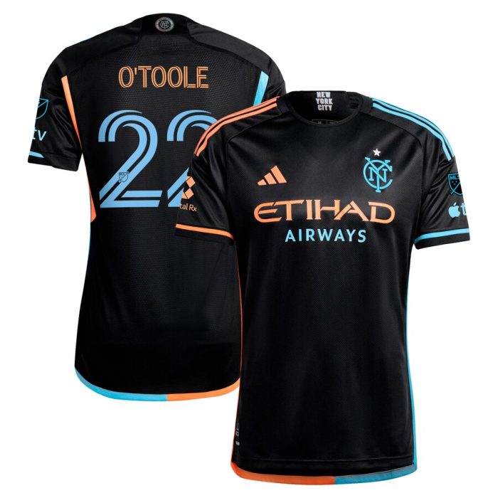 Kevin O'Toole New York City FC 2024 24/7 Kit Player Jersey Black