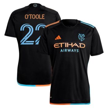 Kevin O'Toole New York City FC 2024 24/7 Kit Replica Player Jersey Black