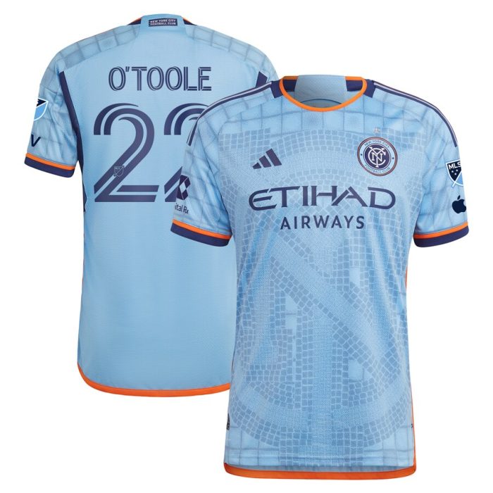 Kevin O'Toole New York City FC 2024 The Interboro Kit Player Jersey - Sky Blue