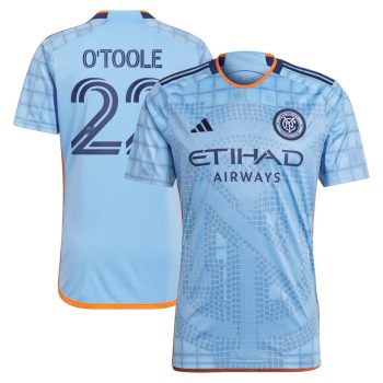 Kevin O'Toole New York City FC 2024 The Interboro Kit Replica Player Jersey Light Blue