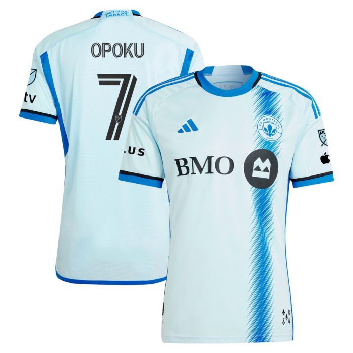 Kwadwo Opoku CF Montreal 2024 La Main Player Jersey Light Blue