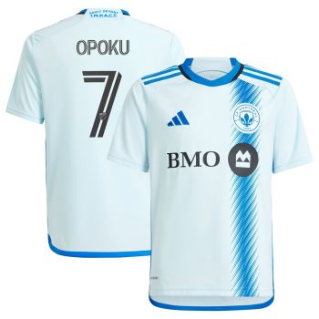 Kwadwo Opoku CF Montreal Youth 2024 La Main Replica Player Jersey Light Blue