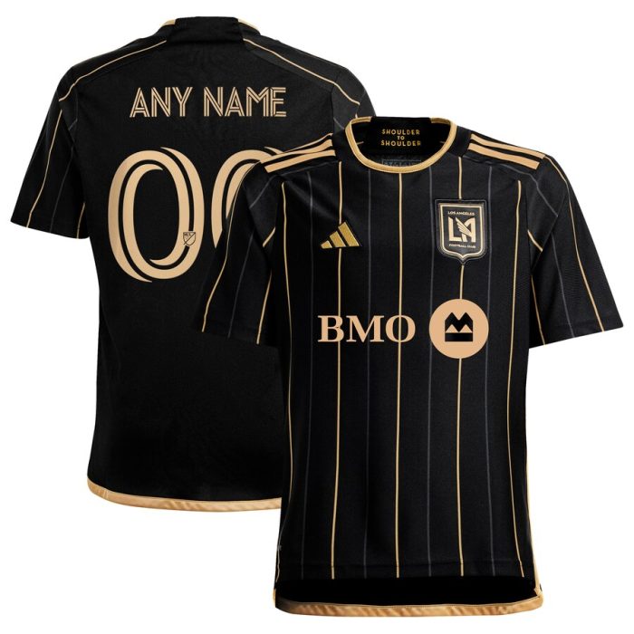 LAFC Youth 2024 Primary Replica Custom Jersey - Black