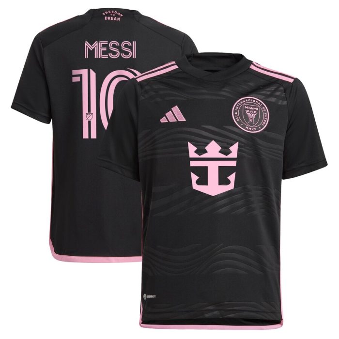 Lionel Messi Inter Miami CF Youth 2024 La Noche Replica Player Jersey - Black