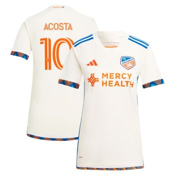 Luciano Acosta FC Cincinnati Women's 2024 The Canvas Kit Replica Player Jersey - White