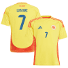 Luis Diaz 7 Colombia National Team 2024 Home Youth Jersey - Yellow