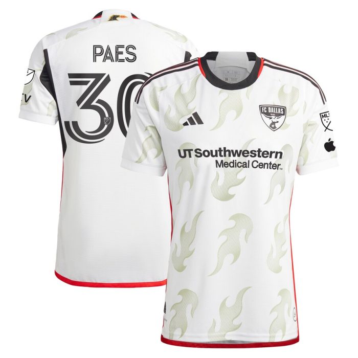 Maarten Paes FC Dallas 2024 Burn Baby Burn Player Jersey White