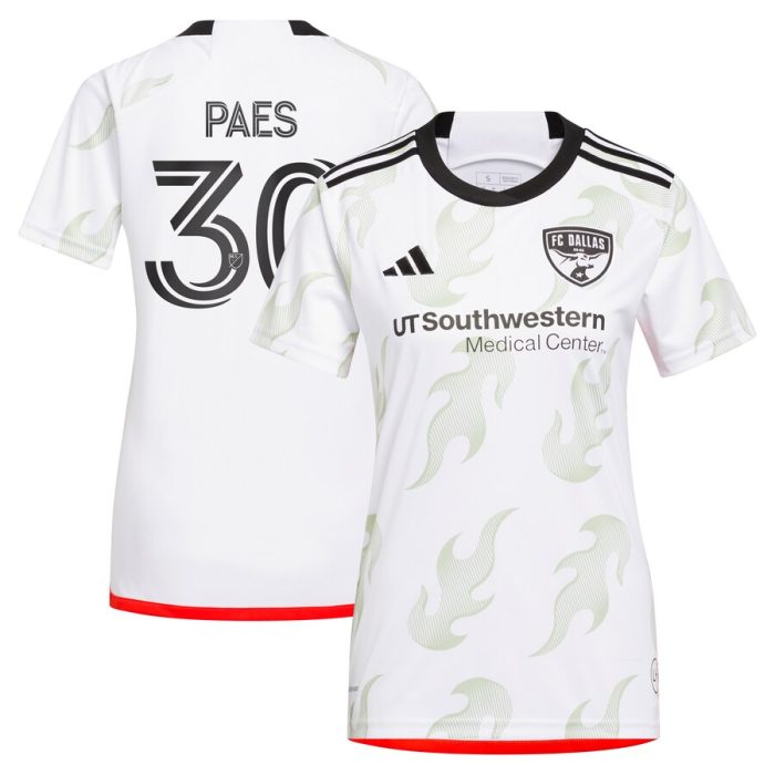 Maarten Paes FC Dallas Women's 2024 Burn Baby Burn Replica Player Jersey White