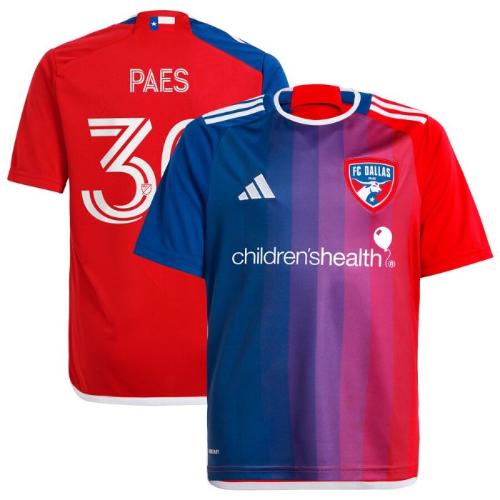 Maarten Paes FC Dallas Youth 2024 After Burner Replica Player Jersey Navy