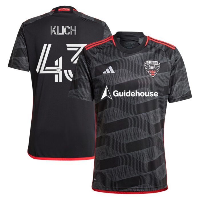 Mateusz Klich D.C. United 2024 The Icon Kit Replica Player Jersey Black