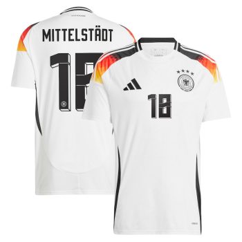 Maximilian MittelstA¤dt 18 Germany National Team 2024 Home Men Jersey - White