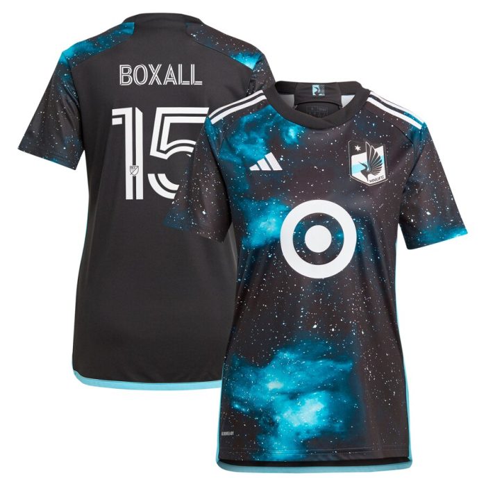 Michael Boxall Minnesota United FC Women's 2024 Starry Night Replica Player Jersey - Black