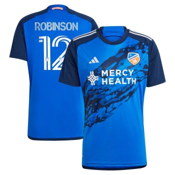 Miles Robinson FC Cincinnati 2024 River Kit Replica Player Jersey - Blue