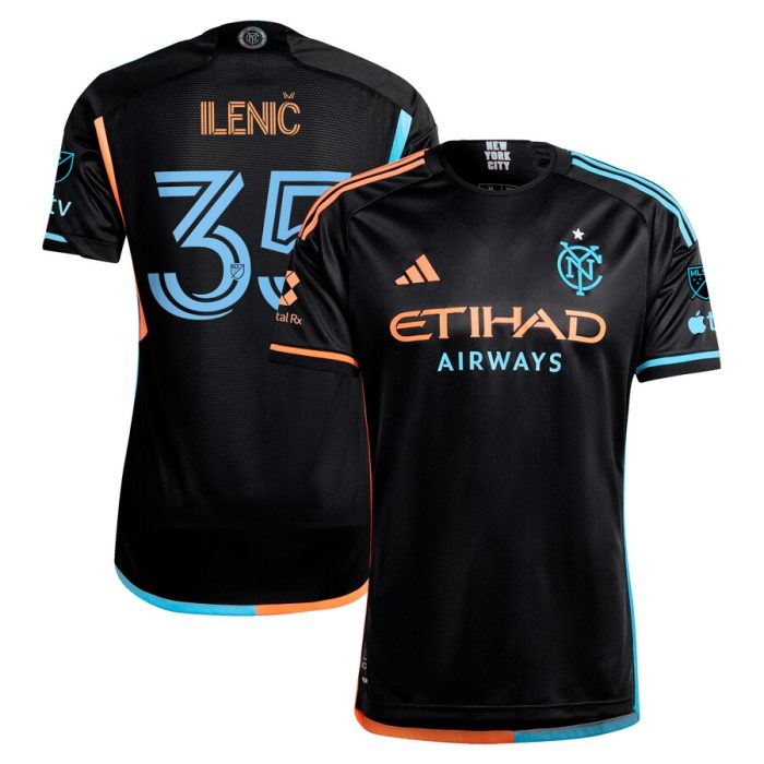 Mitja Ilenic New York City FC 2024 24/7 Kit Player Jersey - Black