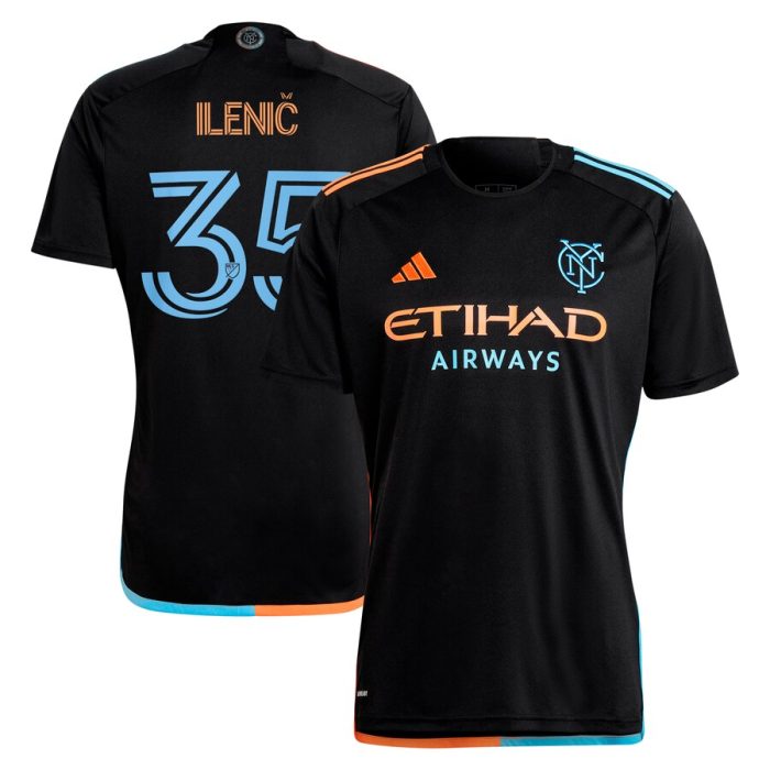 Mitja Ilenic New York City FC 2024 24/7 Kit Replica Player Jersey - Black