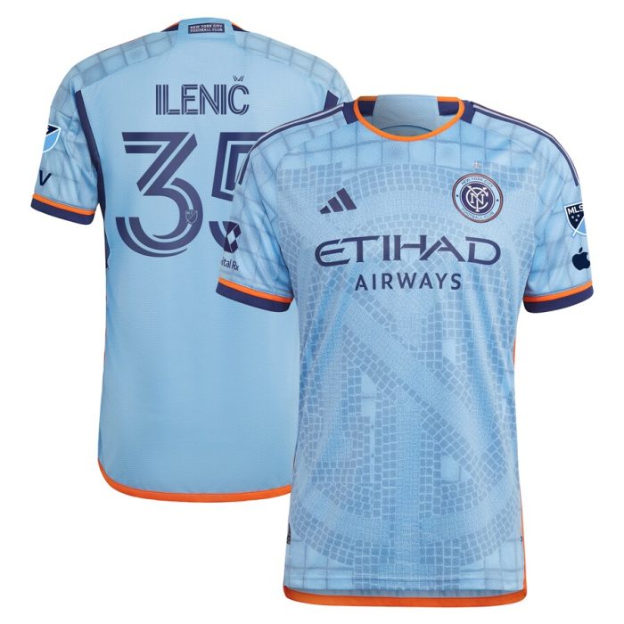 Mitja Ilenic New York City FC 2024 The Interboro Kit Player Jersey - Light Blue