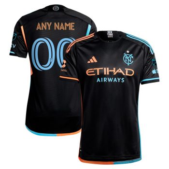 New York City FC 2024 24/7 Kit Custom Jersey Black