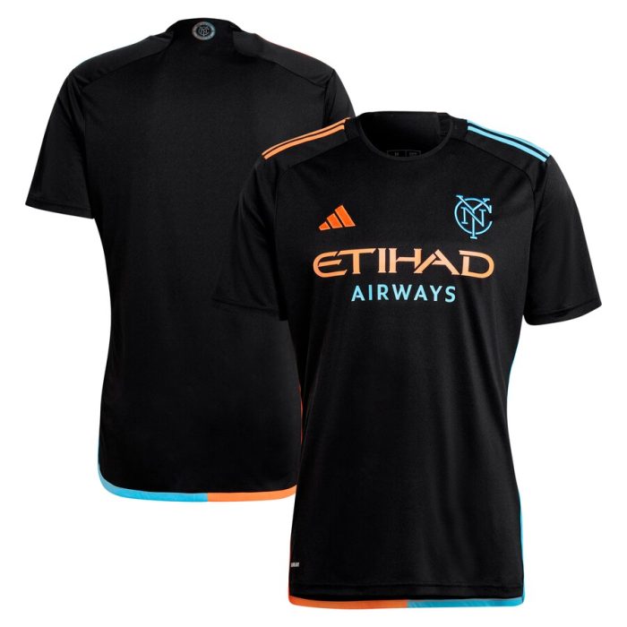 New York City FC 2024 24/7 Kit Replica Jersey Black