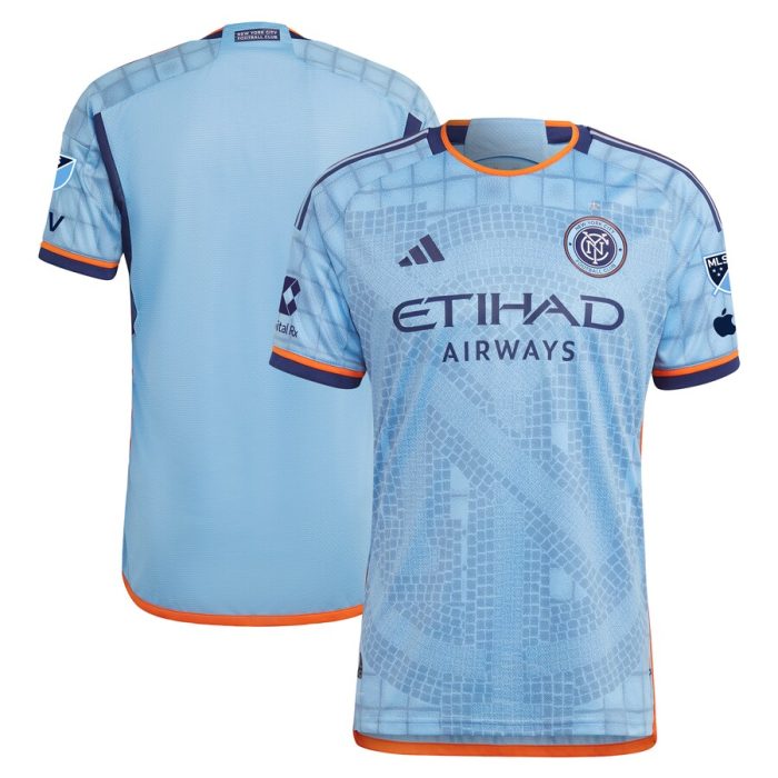 New York City FC 2024 The Interboro Kit Patch Jersey - Sky Blue